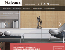 Tablet Screenshot of malvaux.com